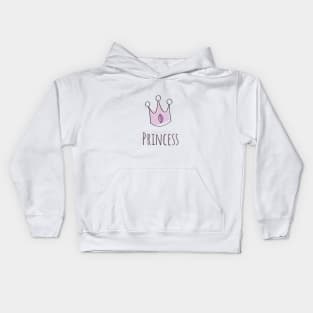 Crown princess Kids Hoodie